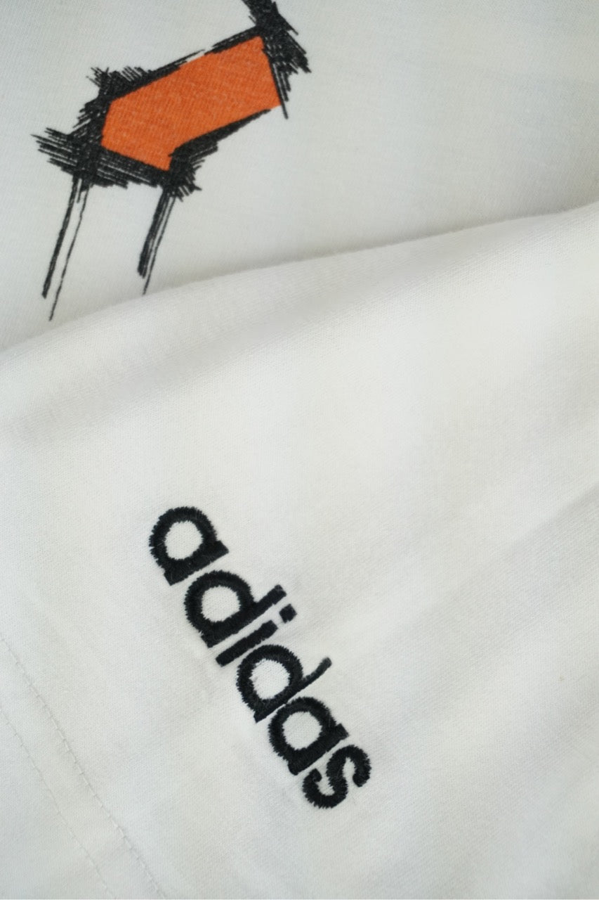 90s Adidas ATP Tour T-Shirt White M