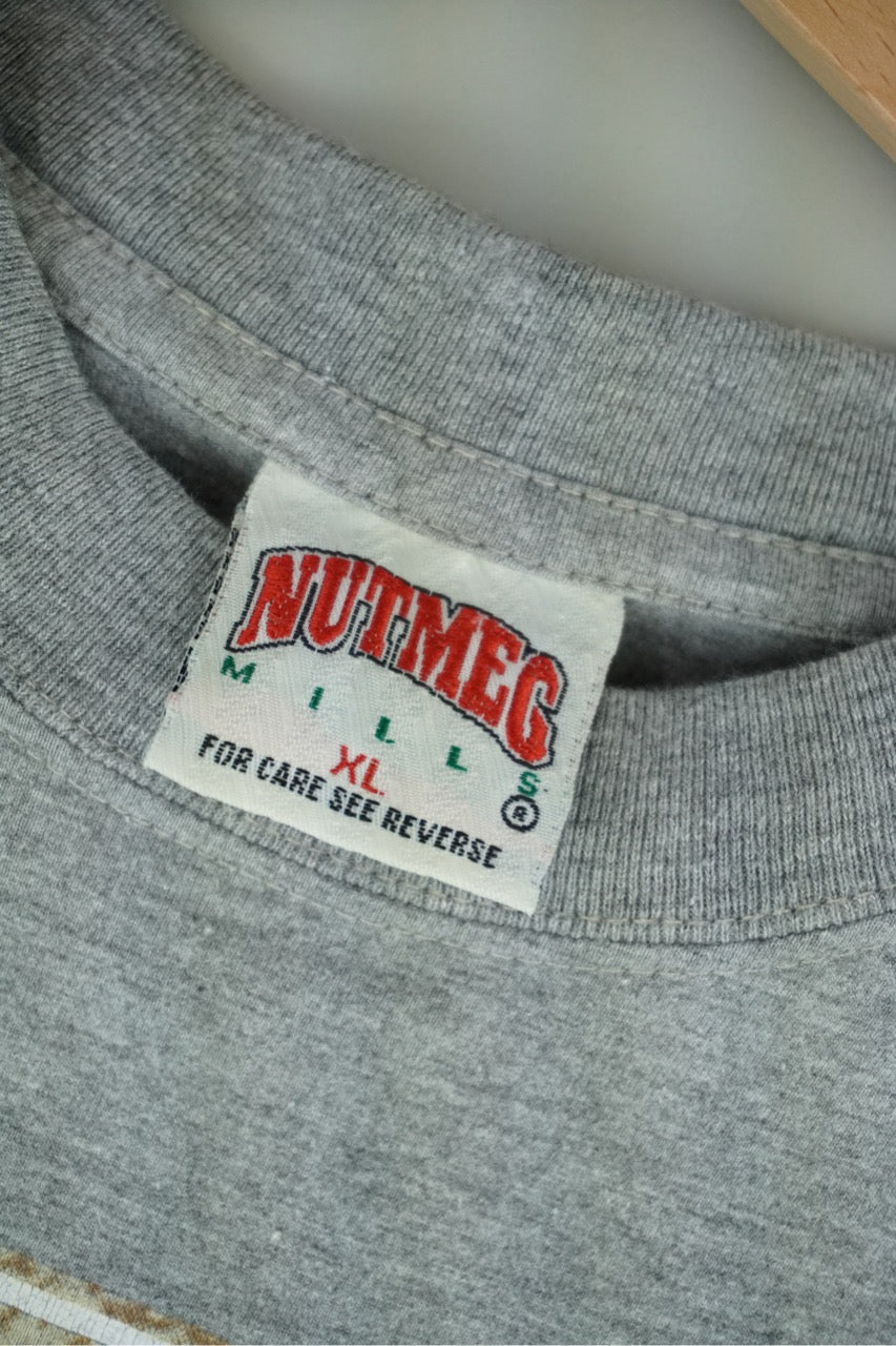 90s Nutmeg Mills Orlando Magic NBA T-Shirt Grey XL