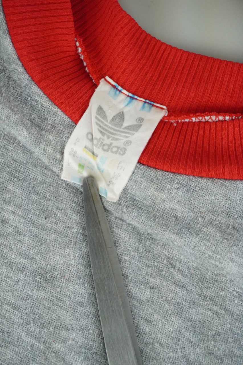 90s Adidas Sweatshirt Grey M
