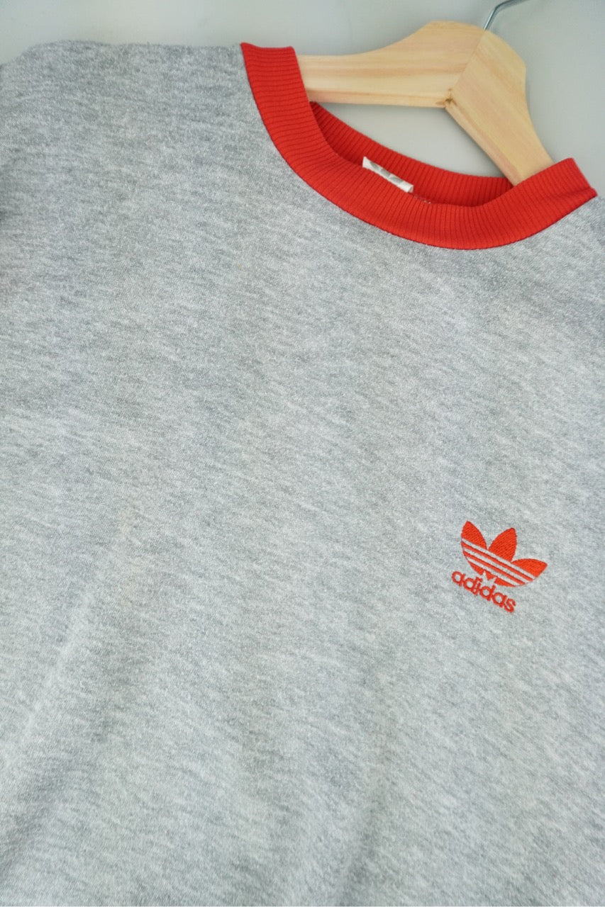 90s Adidas Sweatshirt Grey M