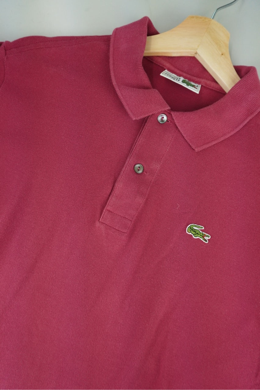 90s Lacoste Poloshirt Red M