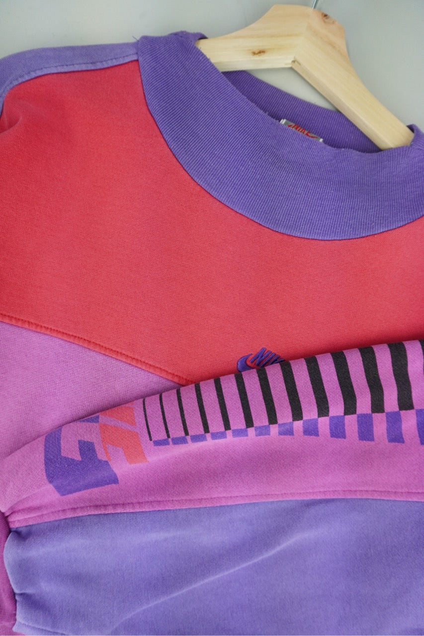 80s Nike Sweatshirt Purple M