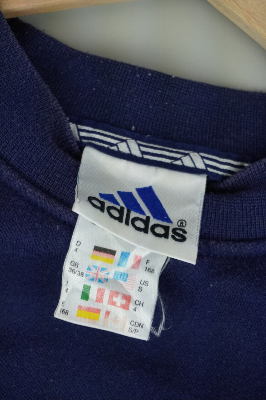 90s Adidas Sweatshirt Navy M/L