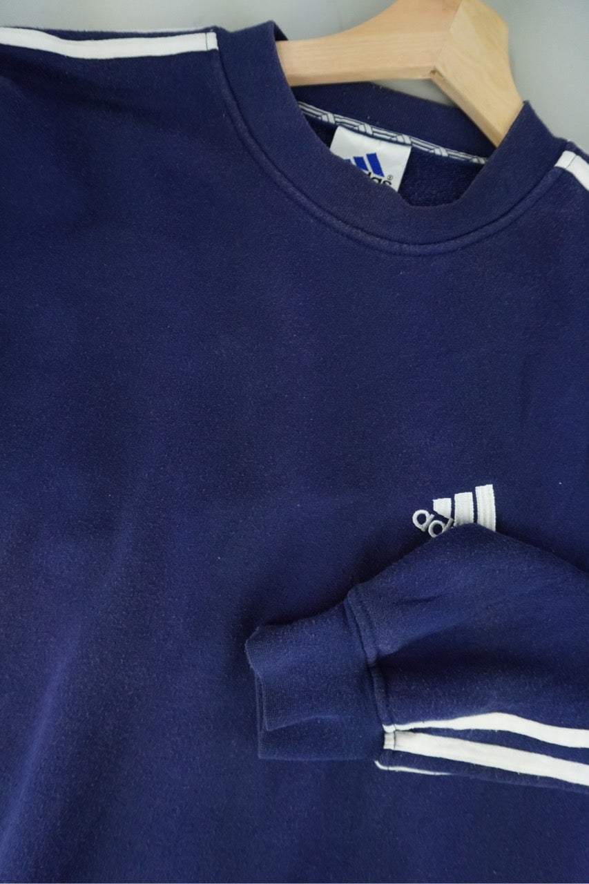 90s Adidas Sweatshirt Navy M/L