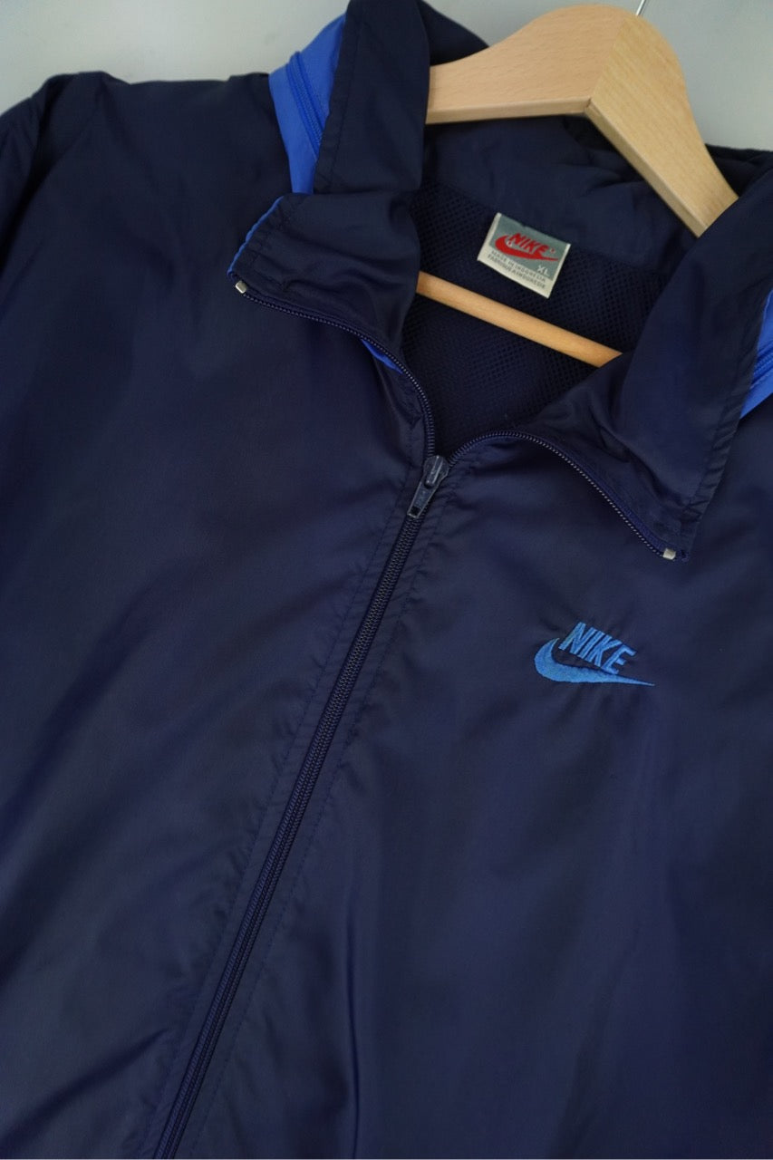 90s Nike Rain Jacket Navy L