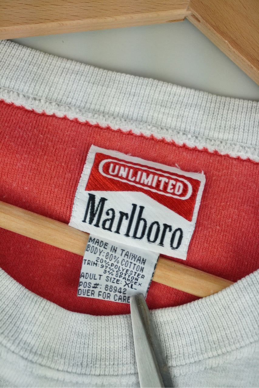 90s Marlboro Unlimited Sweatshirt Grey XL