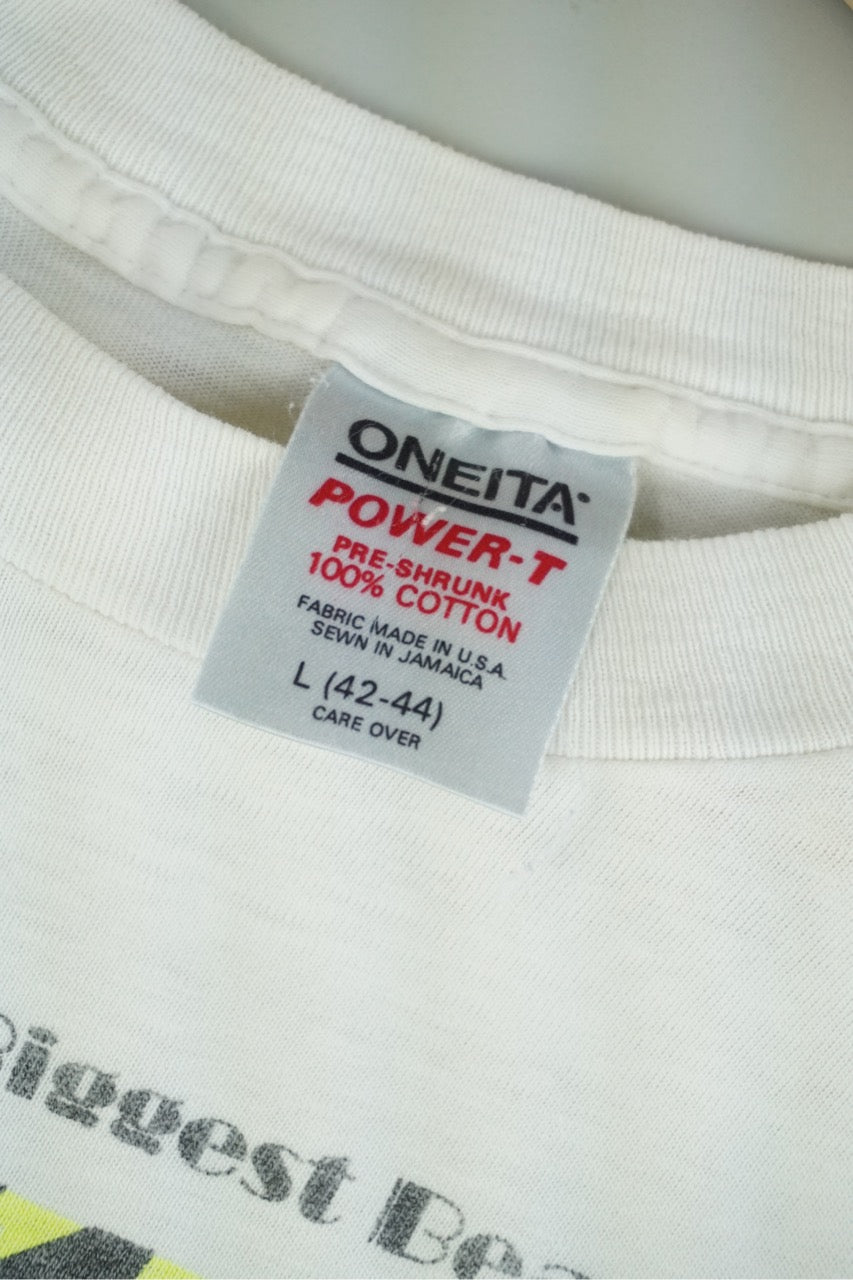 90s Oneita Sweatshirt White L