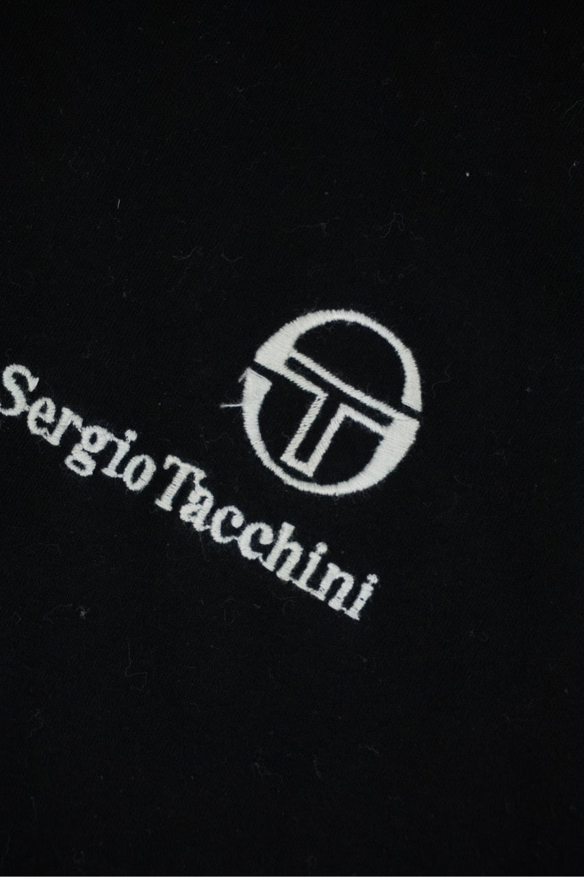 80s Sergio Tacchini Polo Black L