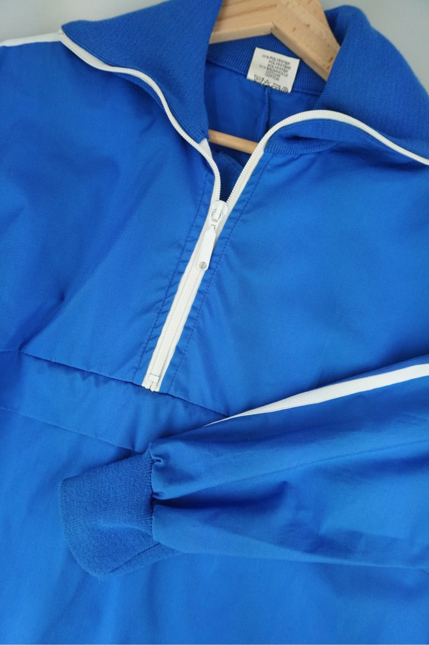 70s Adidas Windbreaker Blue M/L