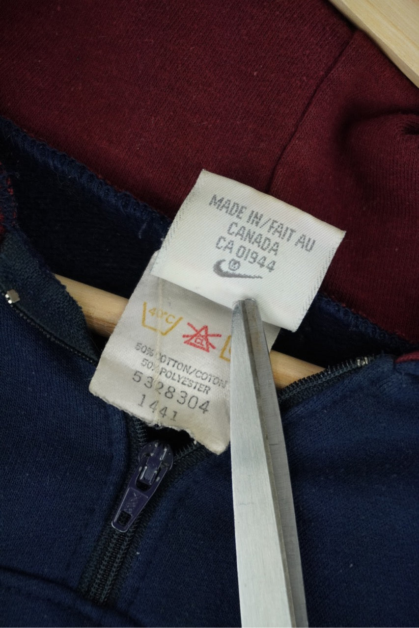 90s Nike Basketball Hoodie Navy M/L