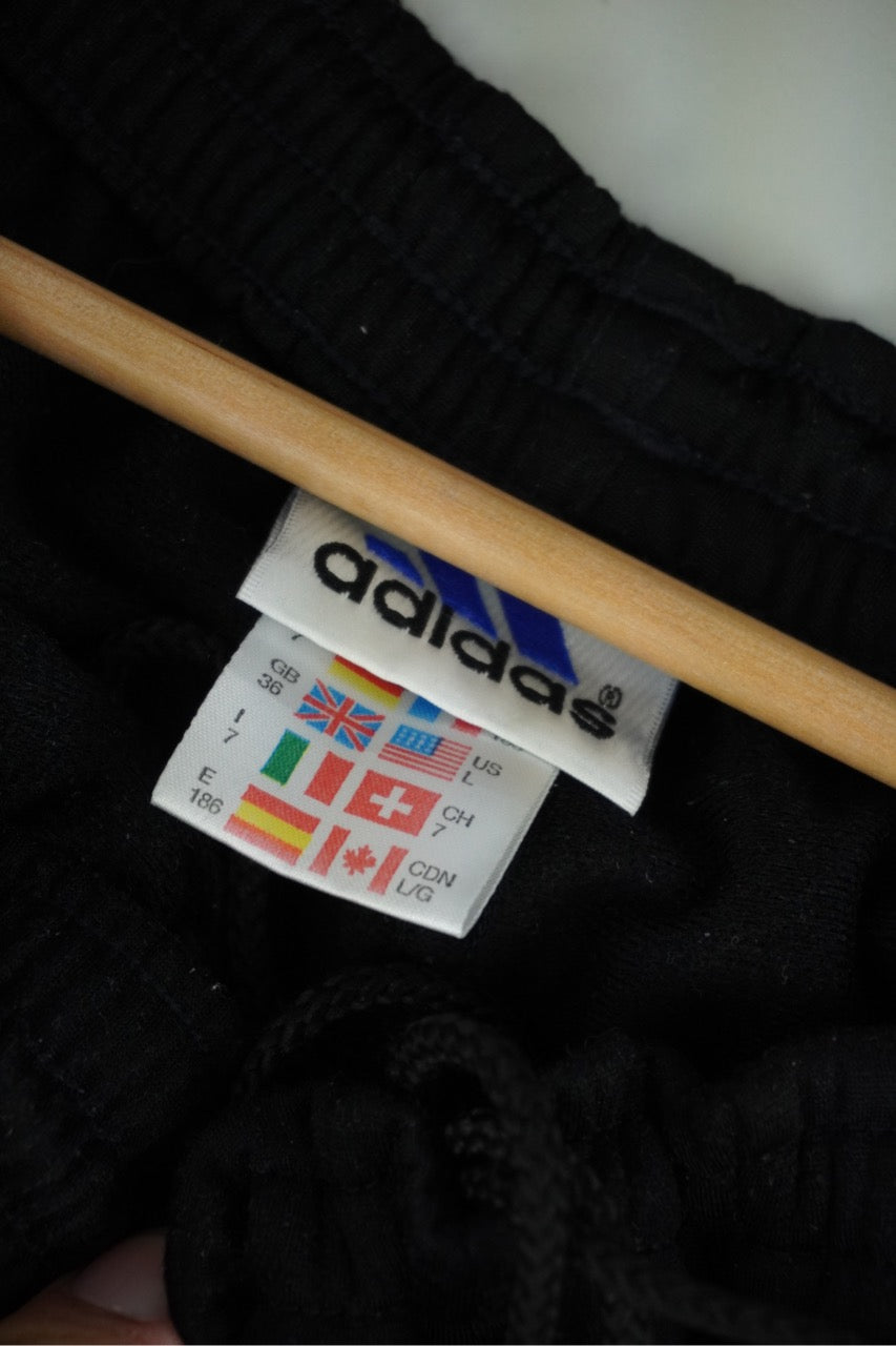 90s Adidas Trackpant Black Red L