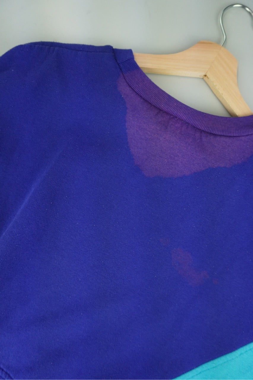 90s Adidas Sweatshirt Blue Purple M