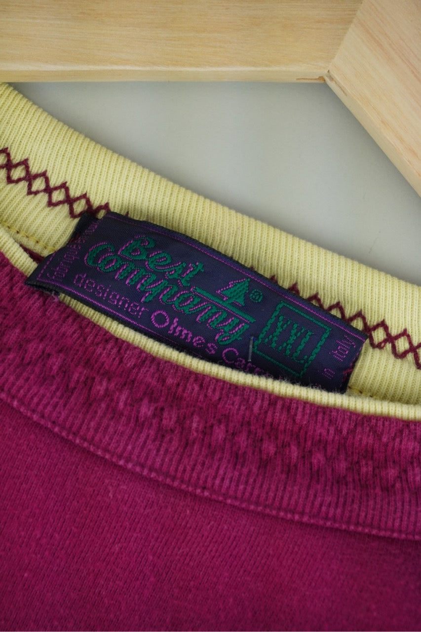 90s Best Company Sweatshirt Purple L