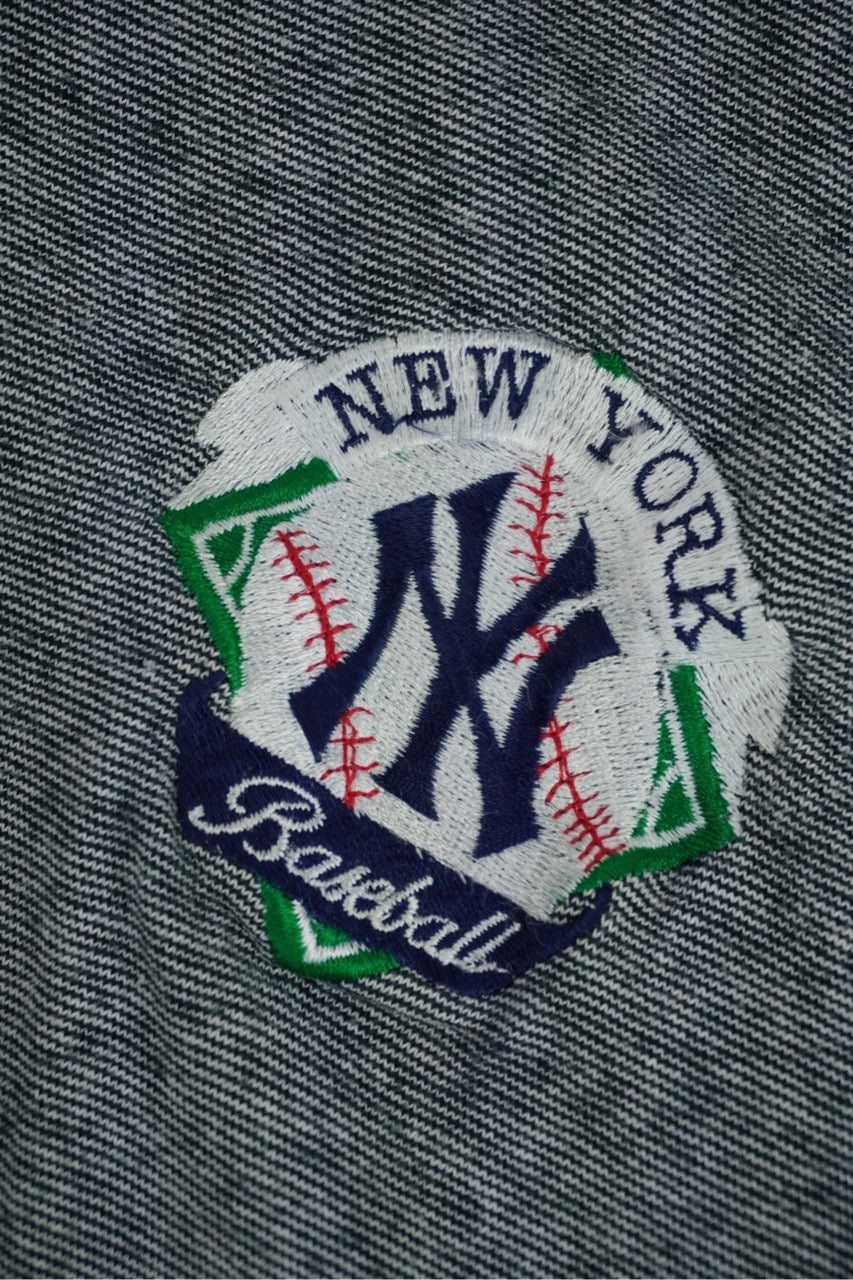 90s The Game New York Yankees MLB T-Shirt Grey L