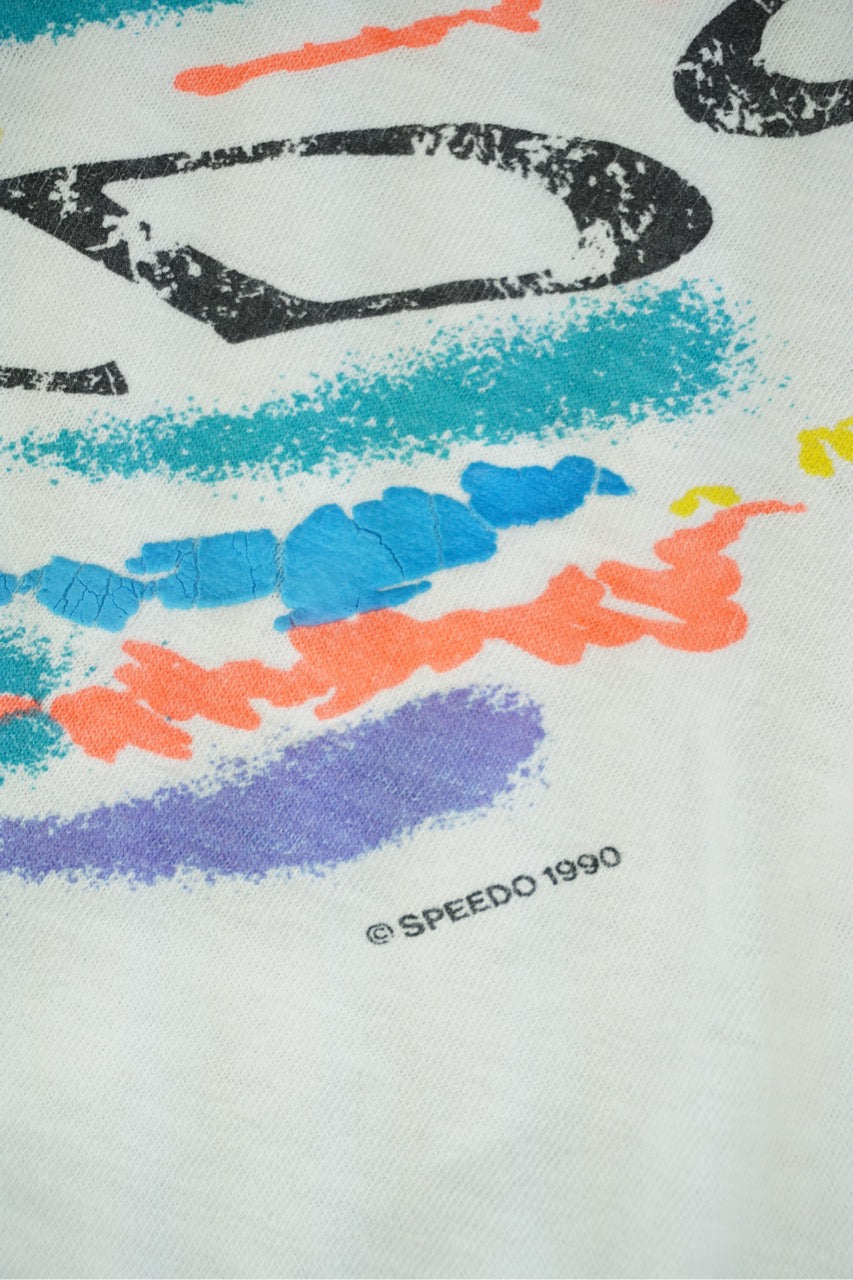 80s Speedo T-Shirt White L