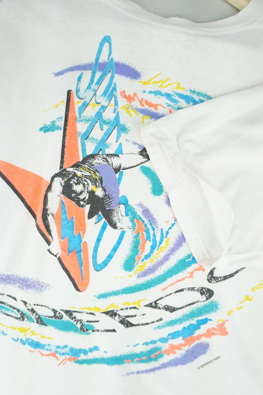 80s Speedo T-Shirt White L