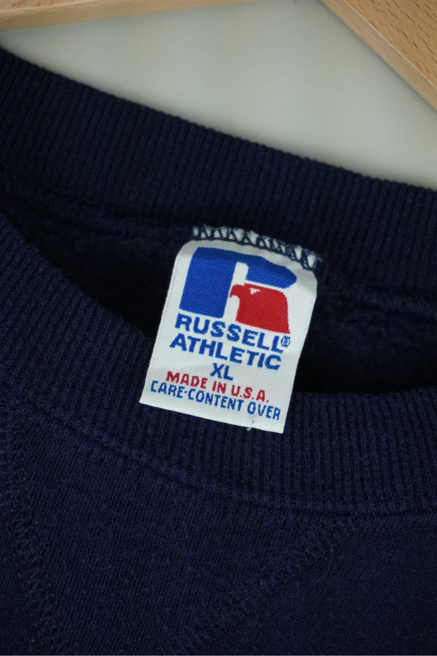 90s Russel Athletic New York Yankees MLB Sweatshirt Navy L