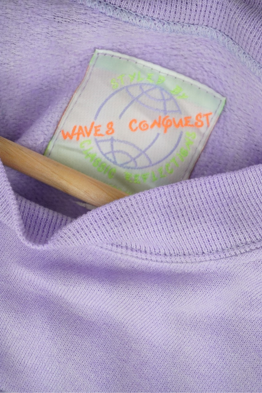 90s Waves Conquest Sweatshirt Purple L