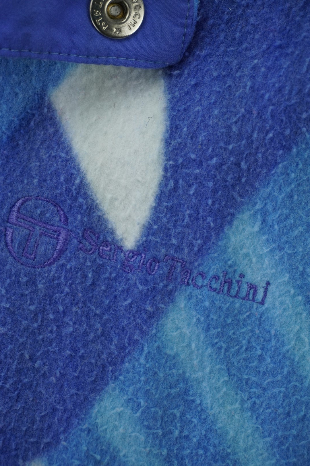 90s Sergio Tacchini Fleece Blue White S