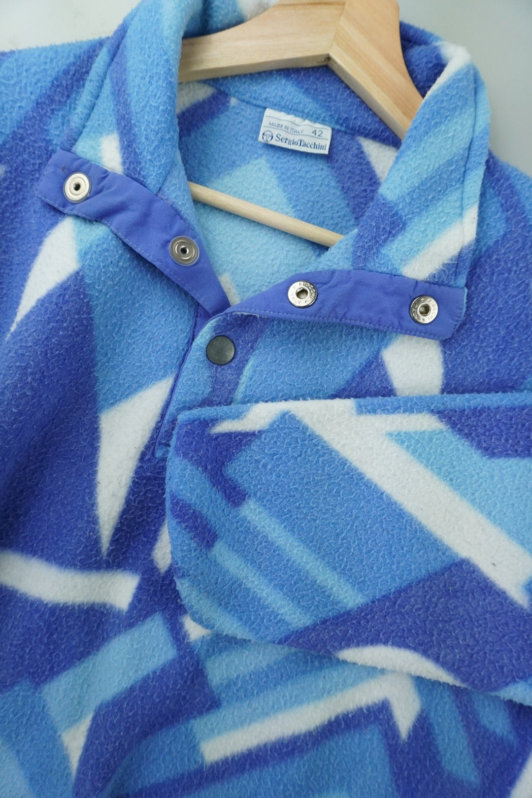 90s Sergio Tacchini Fleece Blue White S