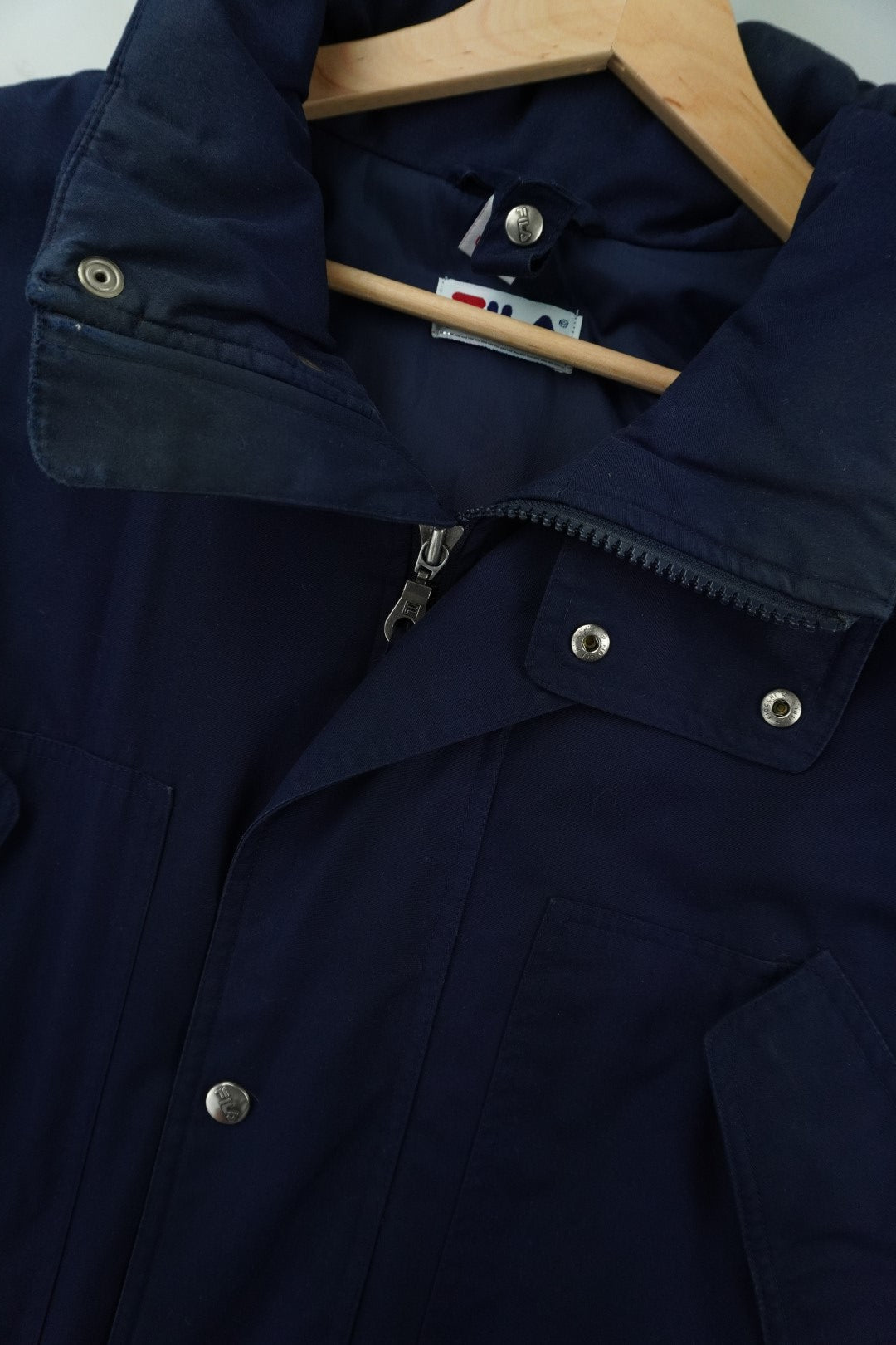 90s Fila Magic Line Jacket Navy XL