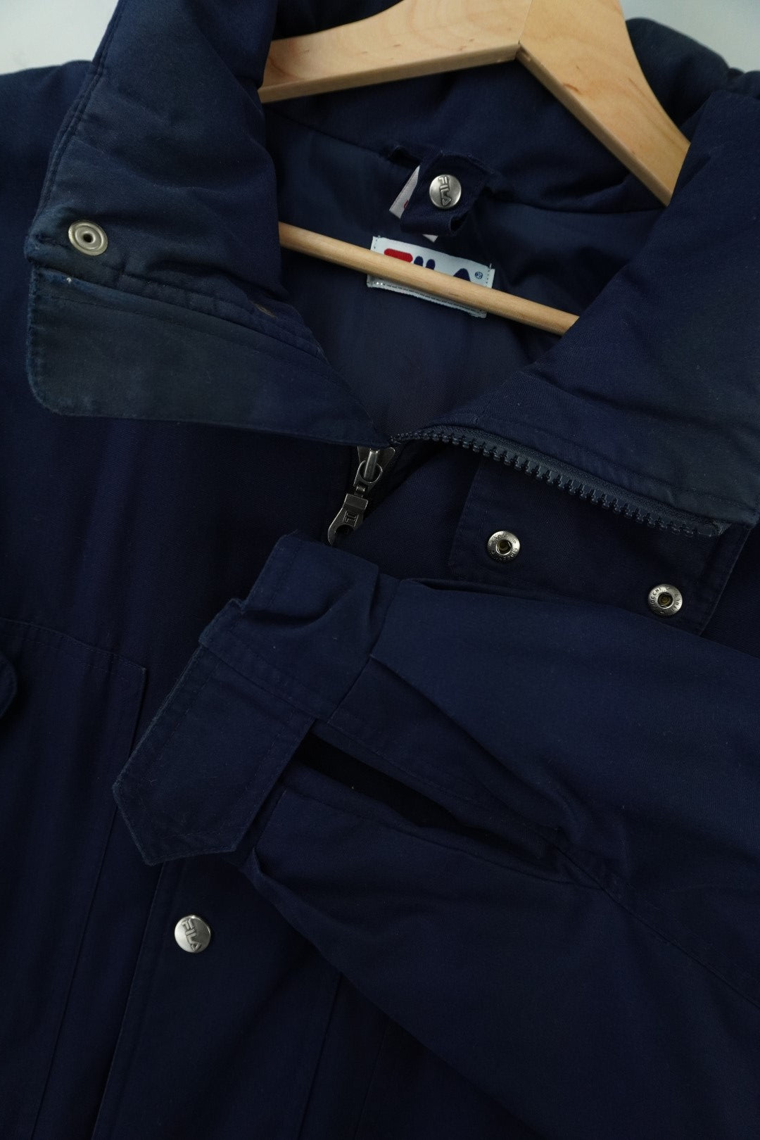 90s Fila Magic Line Jacket Navy XL
