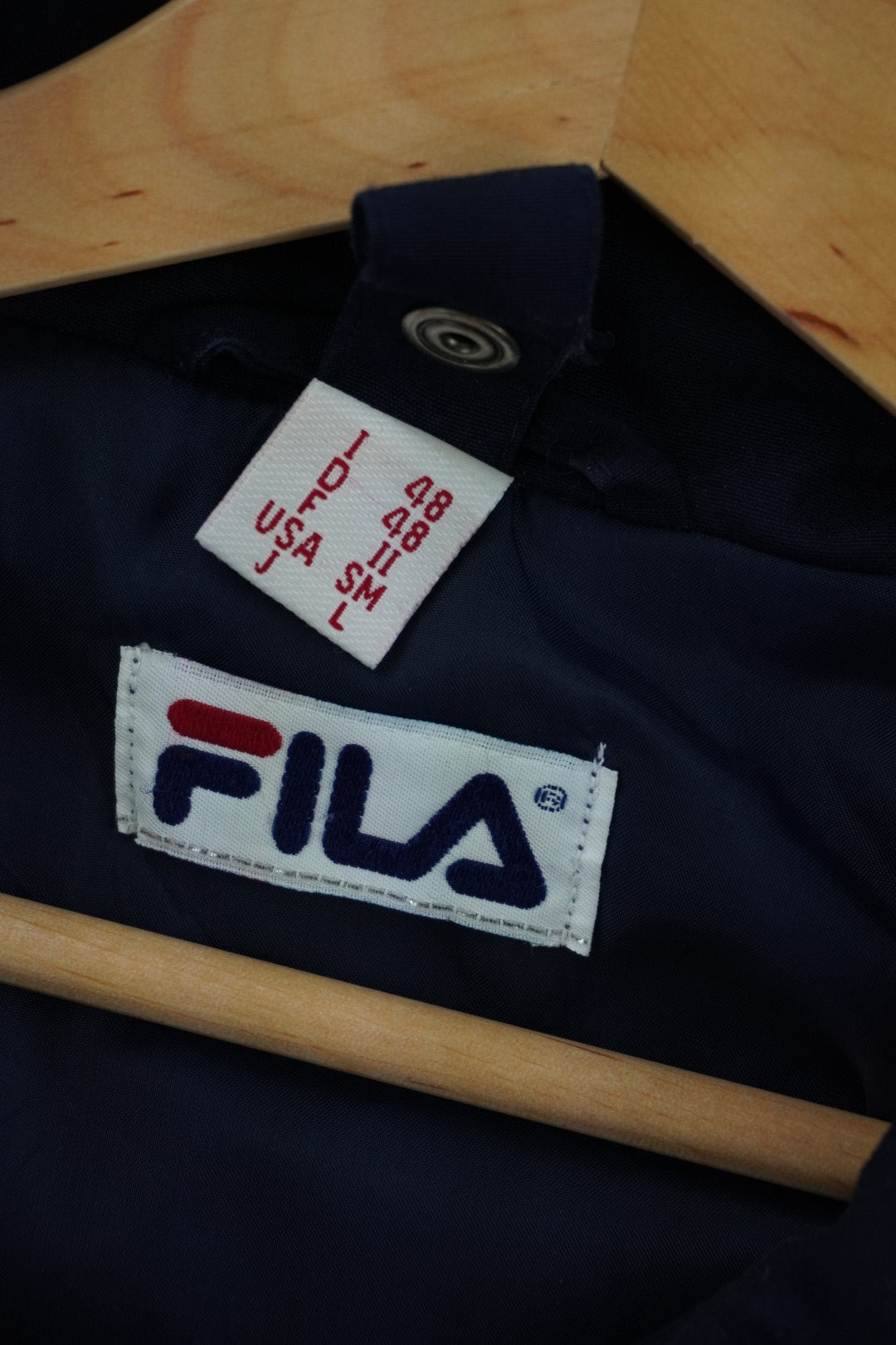 90s Fila Magic Line Jacket Navy XL