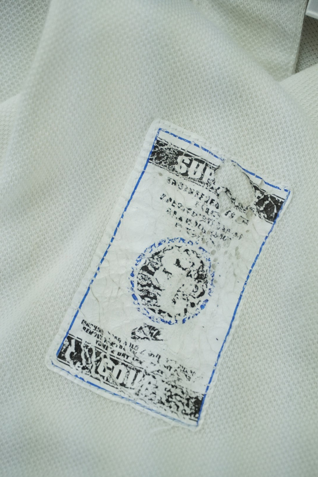 90s Nike Supreme Court F.I.T. Polo White Blue L