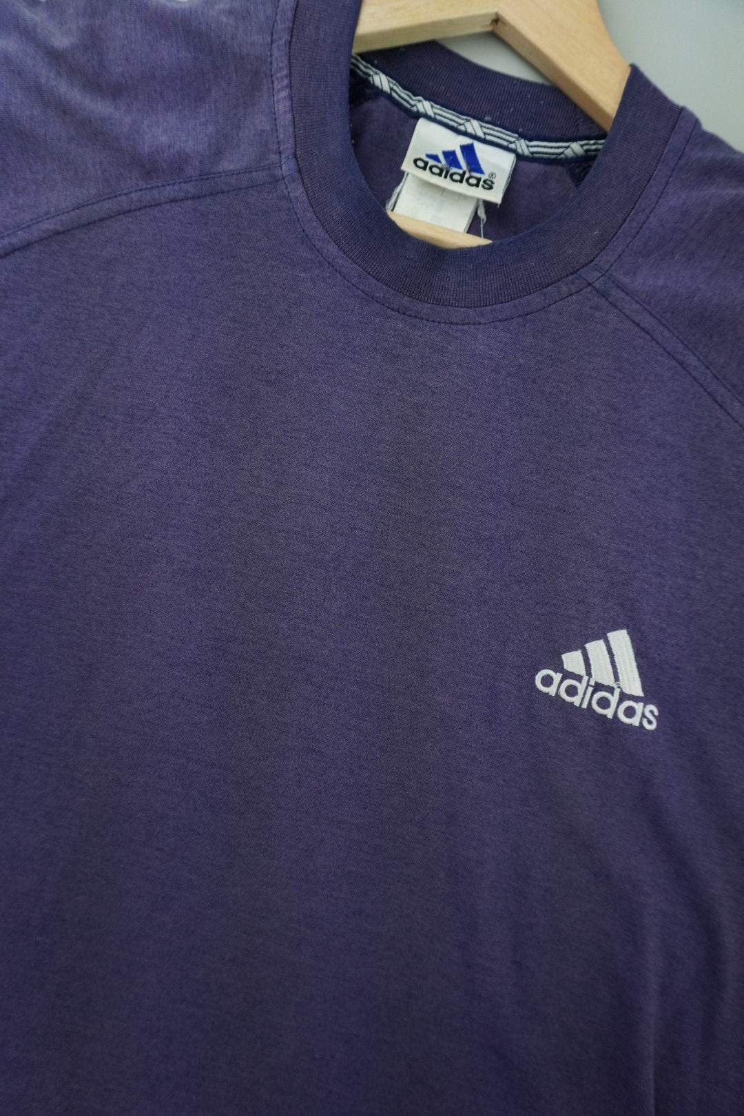 00s Adidas T-Shirt Blue M