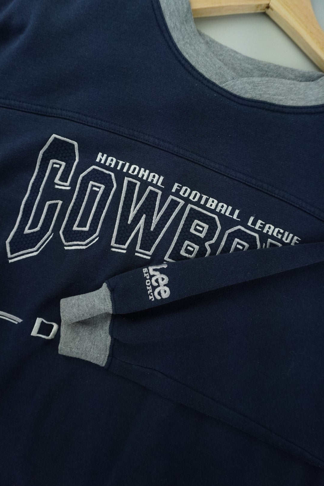 90s Lee Sport Dallas Cowboys NFL Sweatshirt Navy L