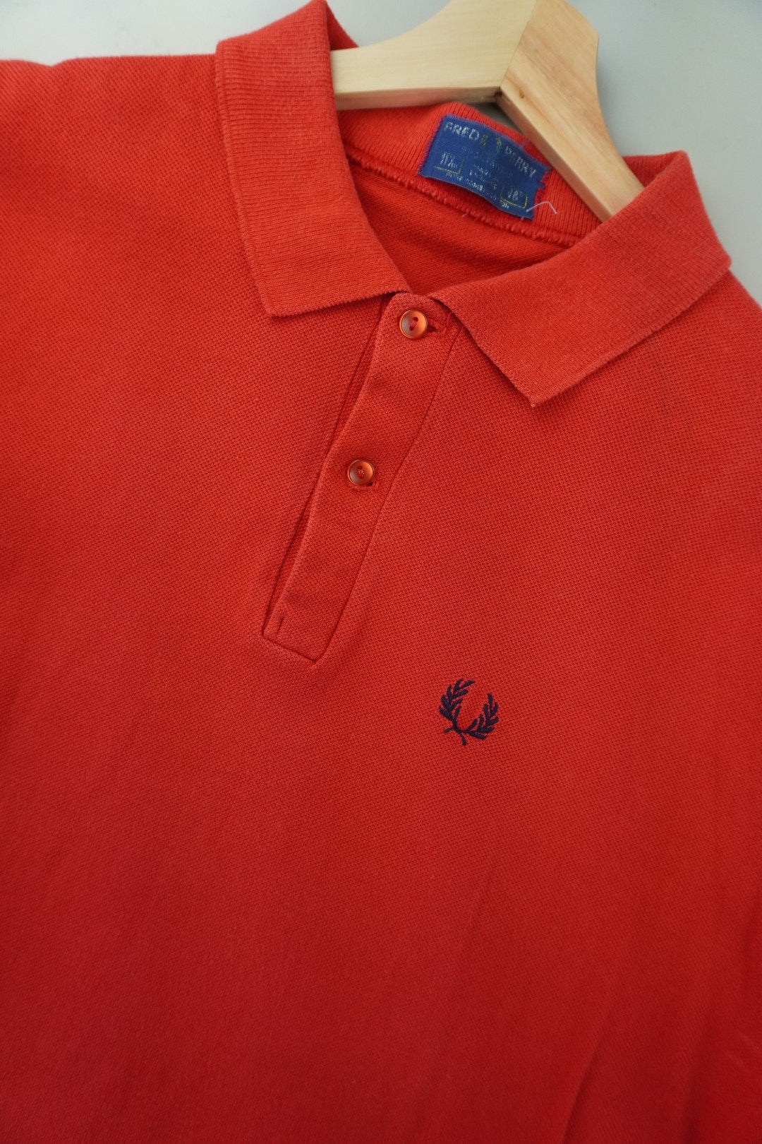 80s Fred Perry Polo Red M