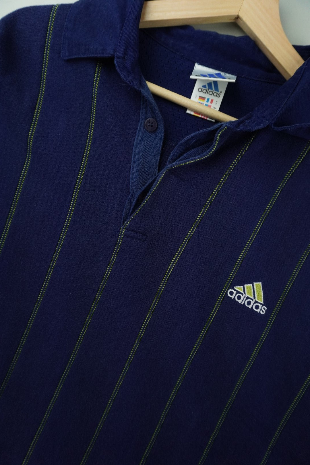90s Adidas Longsleeve Navy L