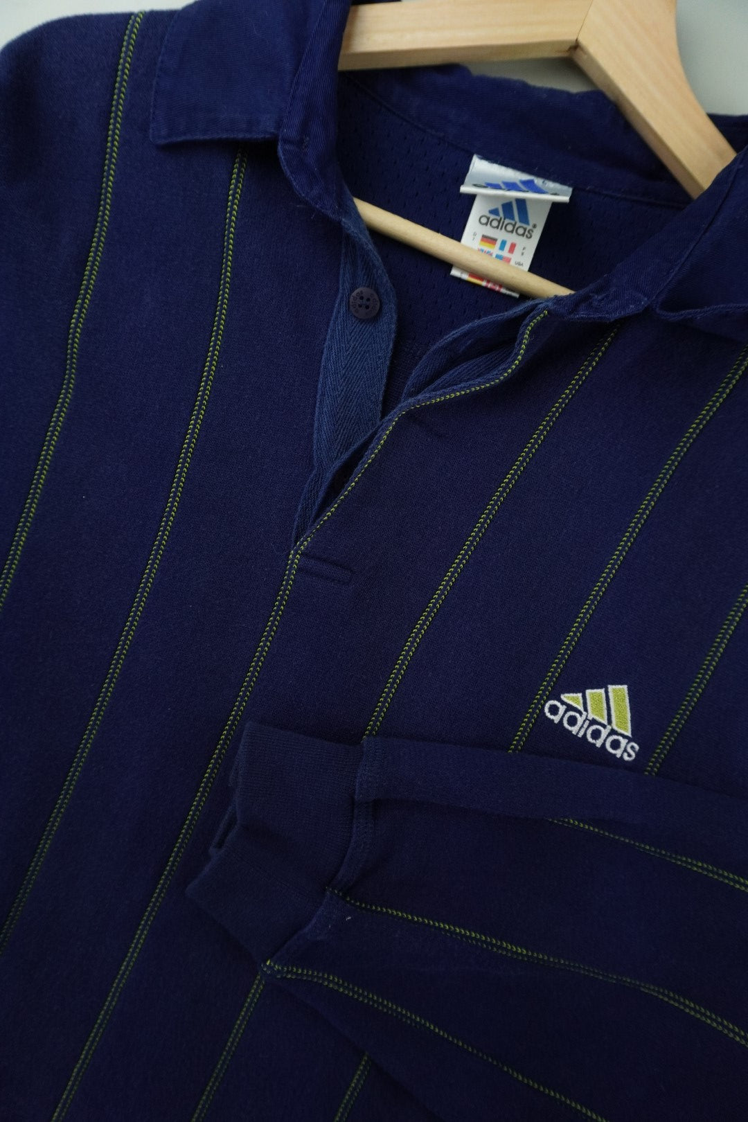 90s Adidas Longsleeve Navy L