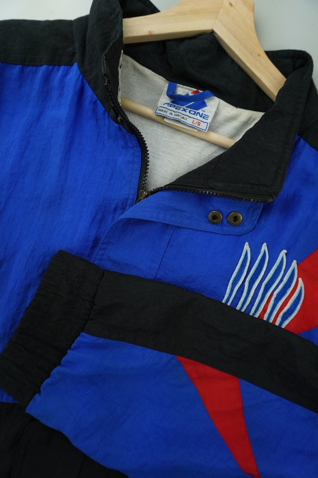 90s Apex One Berlin Bears Football League of Europe FLE Jacket Blue XL