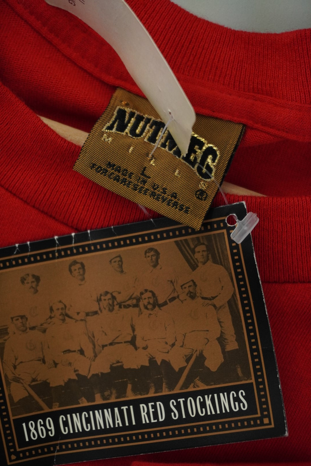 90s Nutmeg Mills St. Louis Cardinals MLB T-Shirt Red L