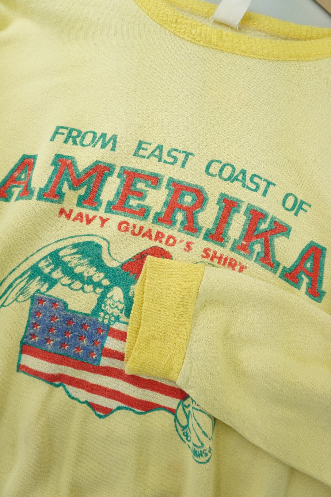 80s Unbranded Sweatshirt Yellow M
