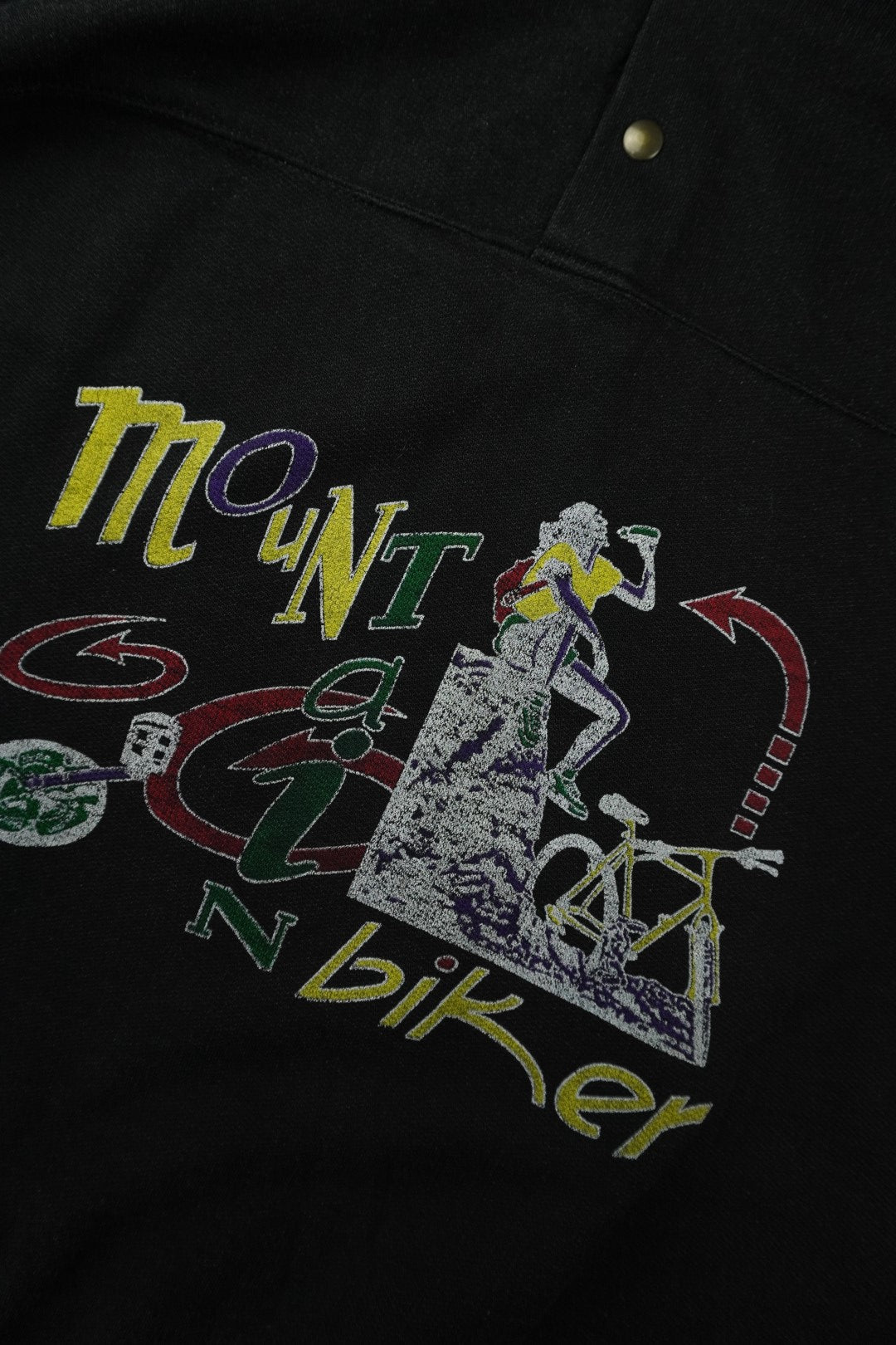 80s Unbranded Sweatshirt Black M/L