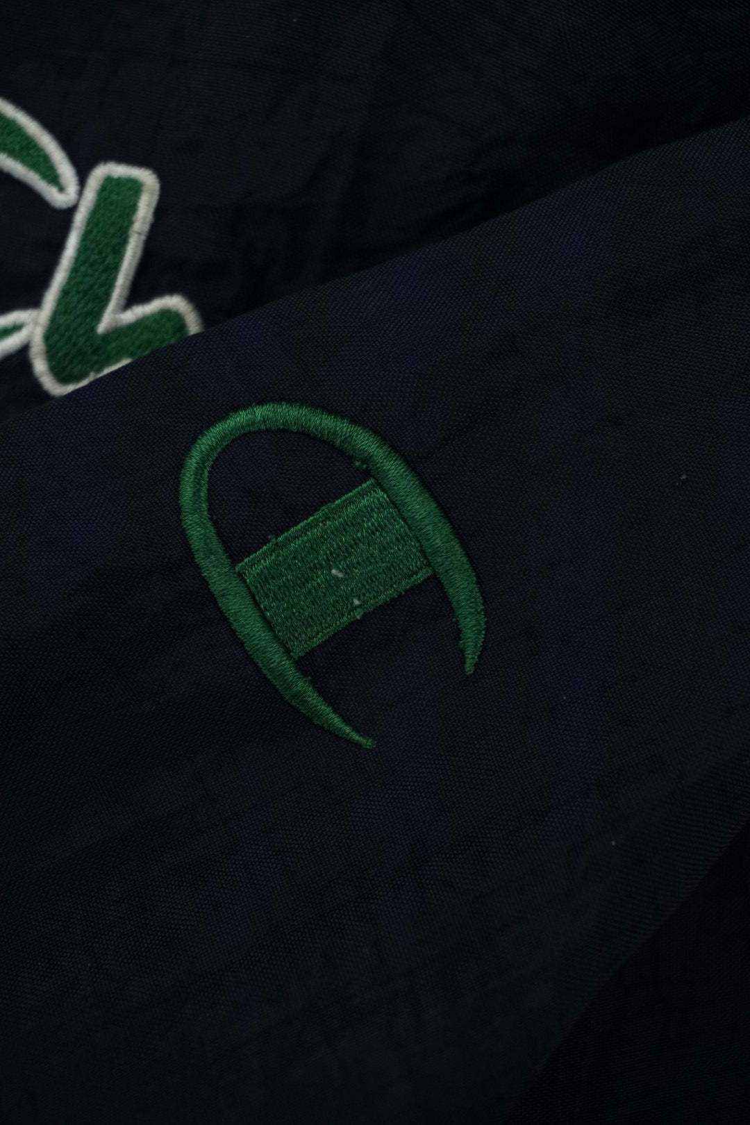 90s Champion Pullover Navy Green XXL