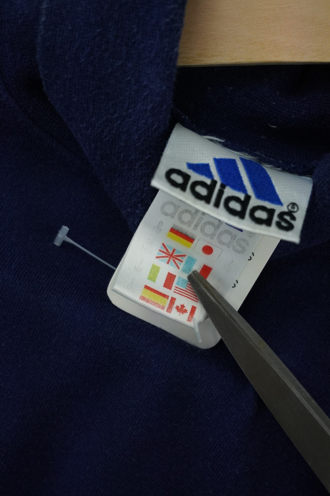 00s Adidas Sweatshirt Blue S/M