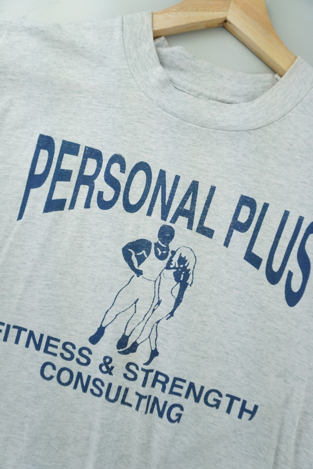 90s Fitness Personal Plus T-Shirt Grey L