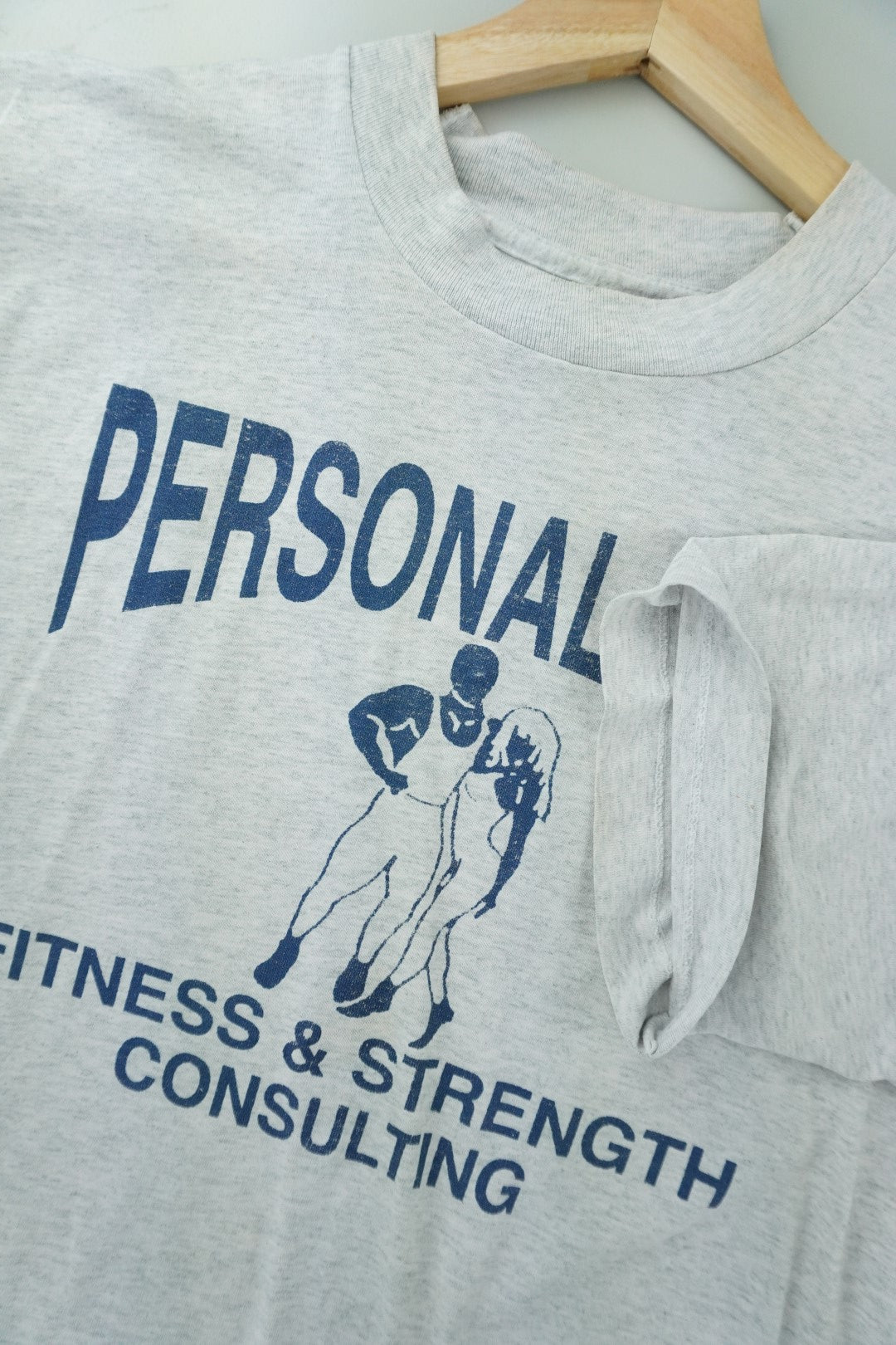 90s Fitness Personal Plus T-Shirt Grey L