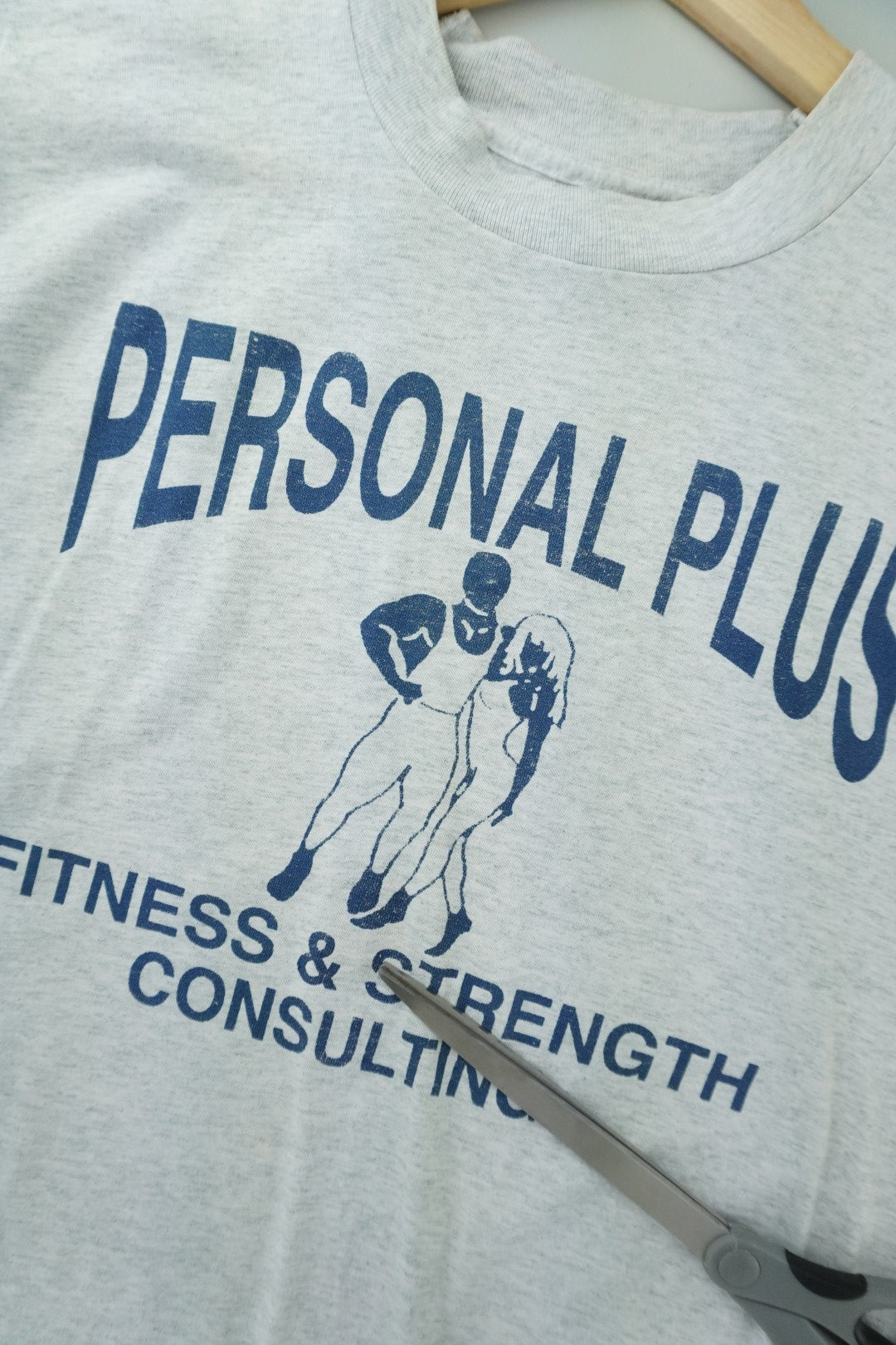 90s Fitness Personal Plus T-Shirt Grey L