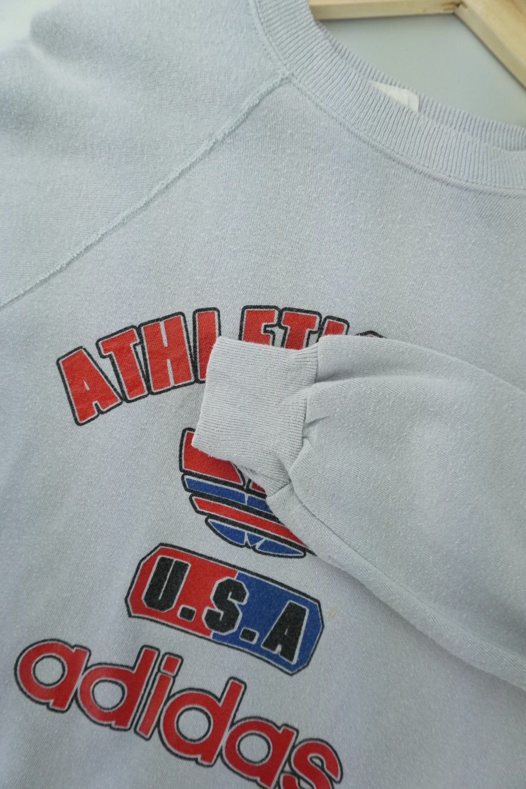 80s Adidas Sweatshirt Grey M