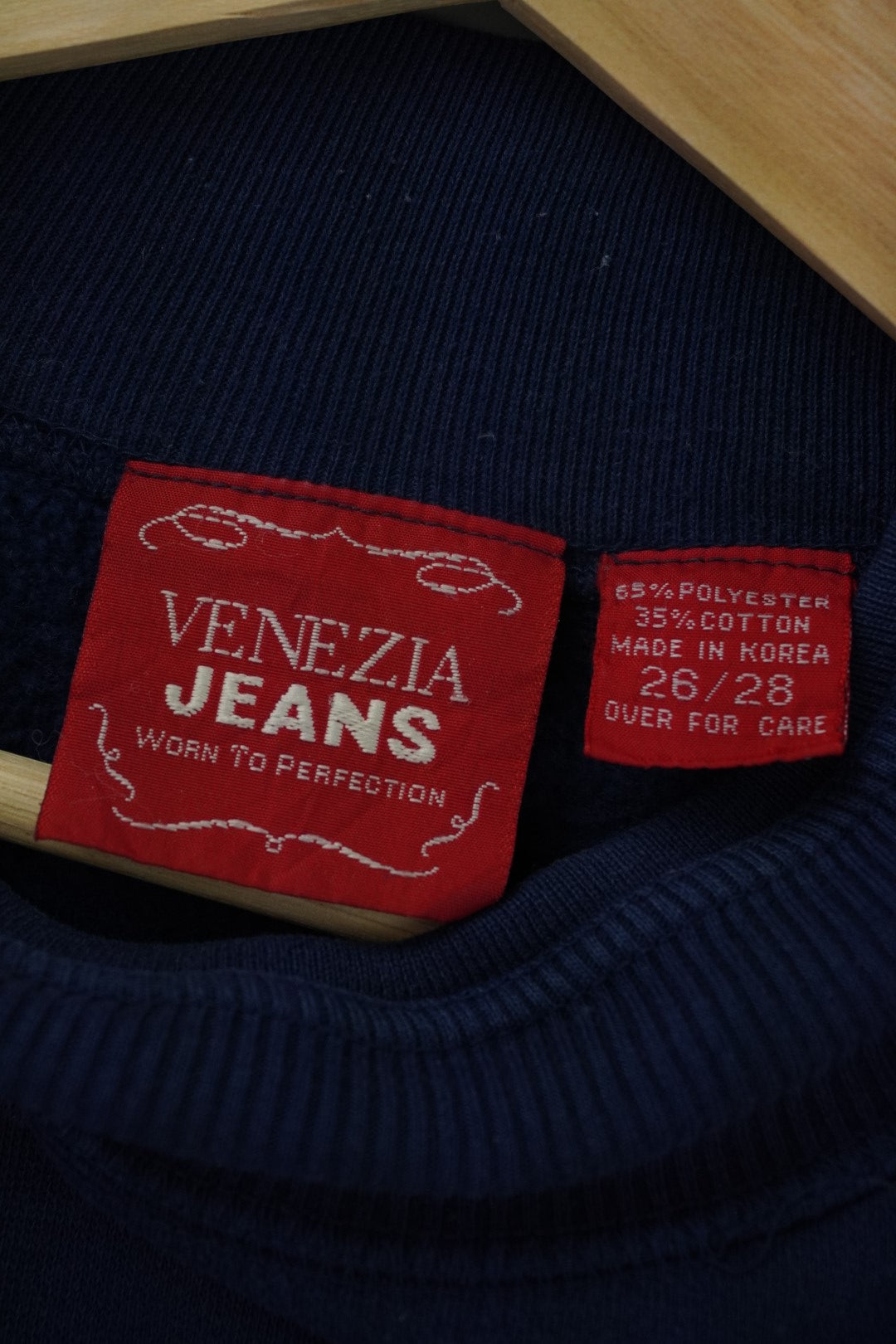 90s Venezia Jeans America Sweatshirt Navy L/XL