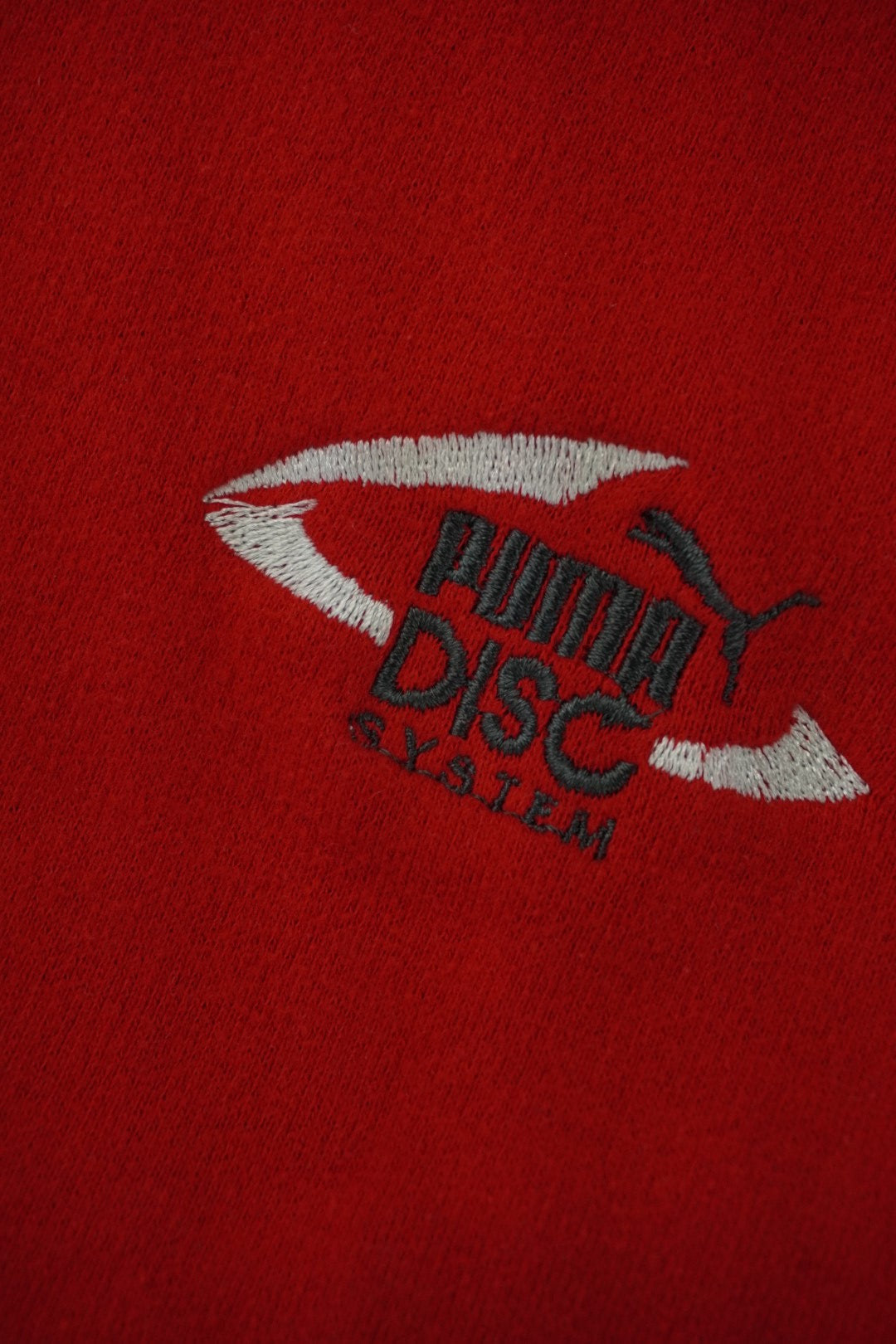 90s Puma Disc Sweatshirt Red M