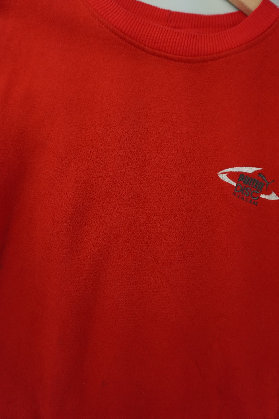90s Puma Disc Sweatshirt Red M