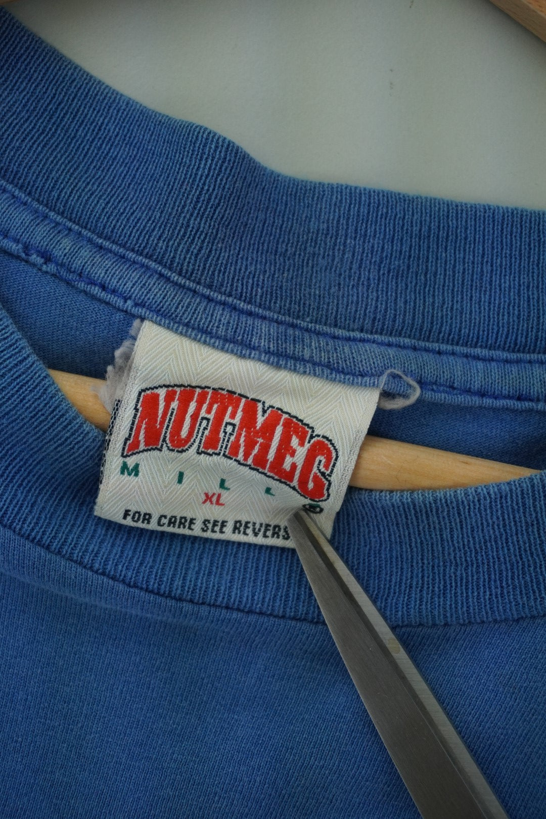 90s Nutmeg Mills Orlando Magic NBA T-Shirt Blue XL