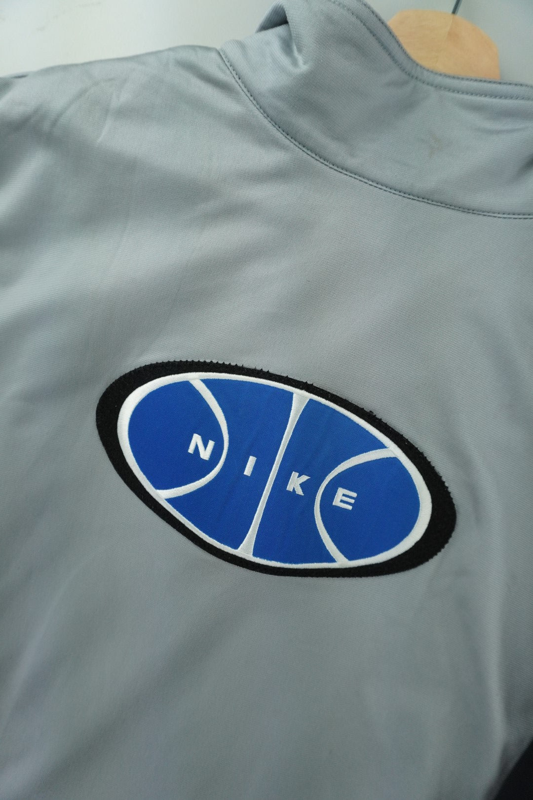 90s Nike Basketball Sport Vest Shirt Grey Blue XXL
