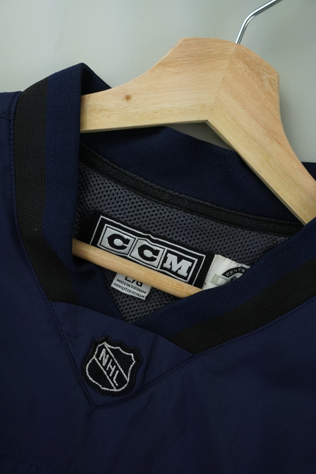 00s CCM Tampa Bay Lightning NHL Pullover Navy L