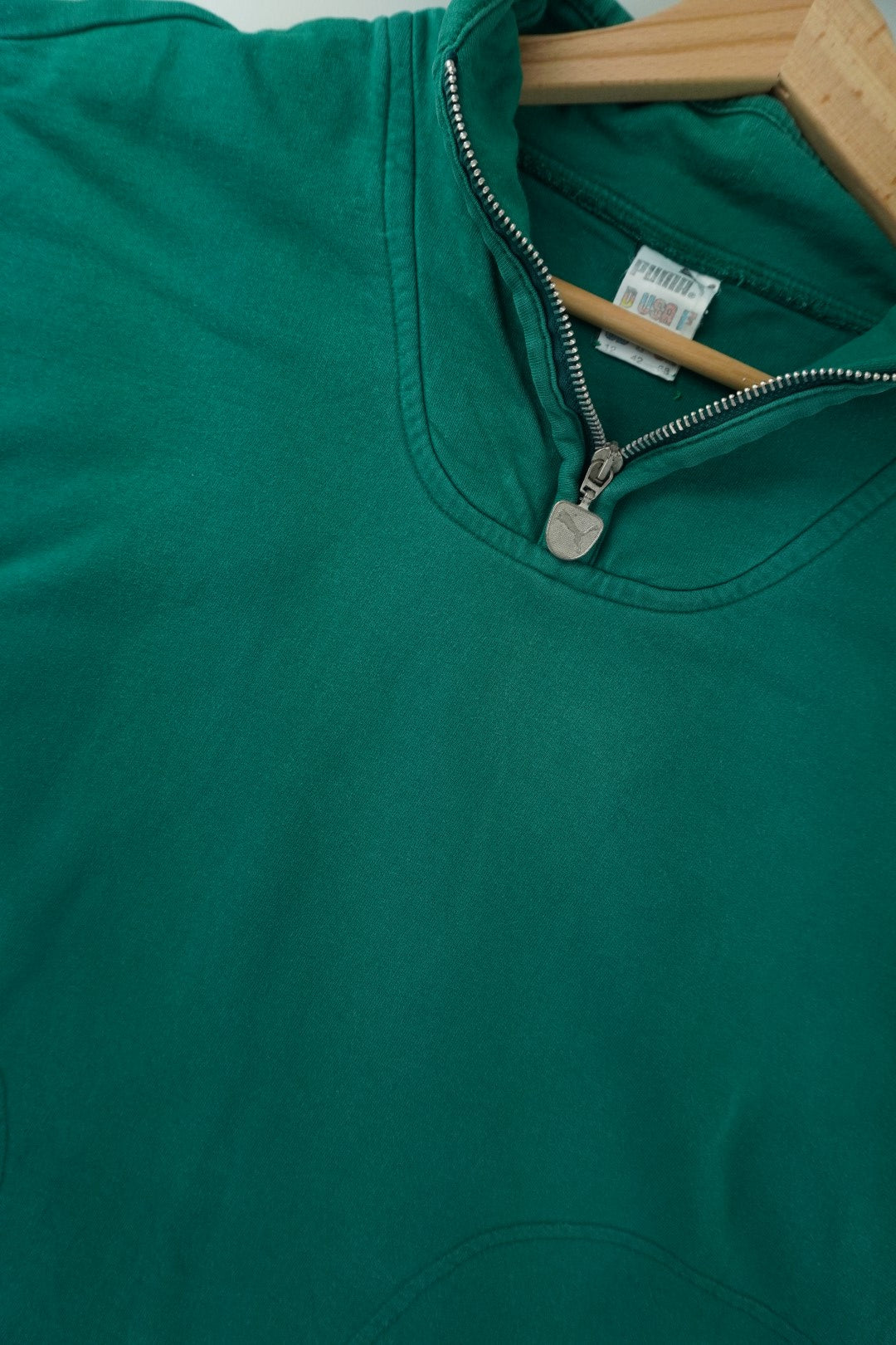 90s Puma Sweatshirt Green M